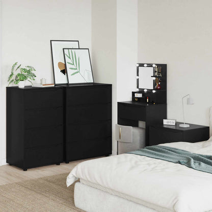 vidaXL Storage Cabinets 60 x 48 x 105 cm Engineered Wood Black