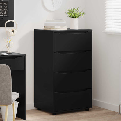 vidaXL Storage Cabinets 60 x 48 x 105 cm Engineered Wood Black