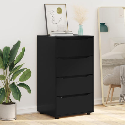 vidaXL Storage Cabinets 60 x 48 x 105 cm Engineered Wood Black