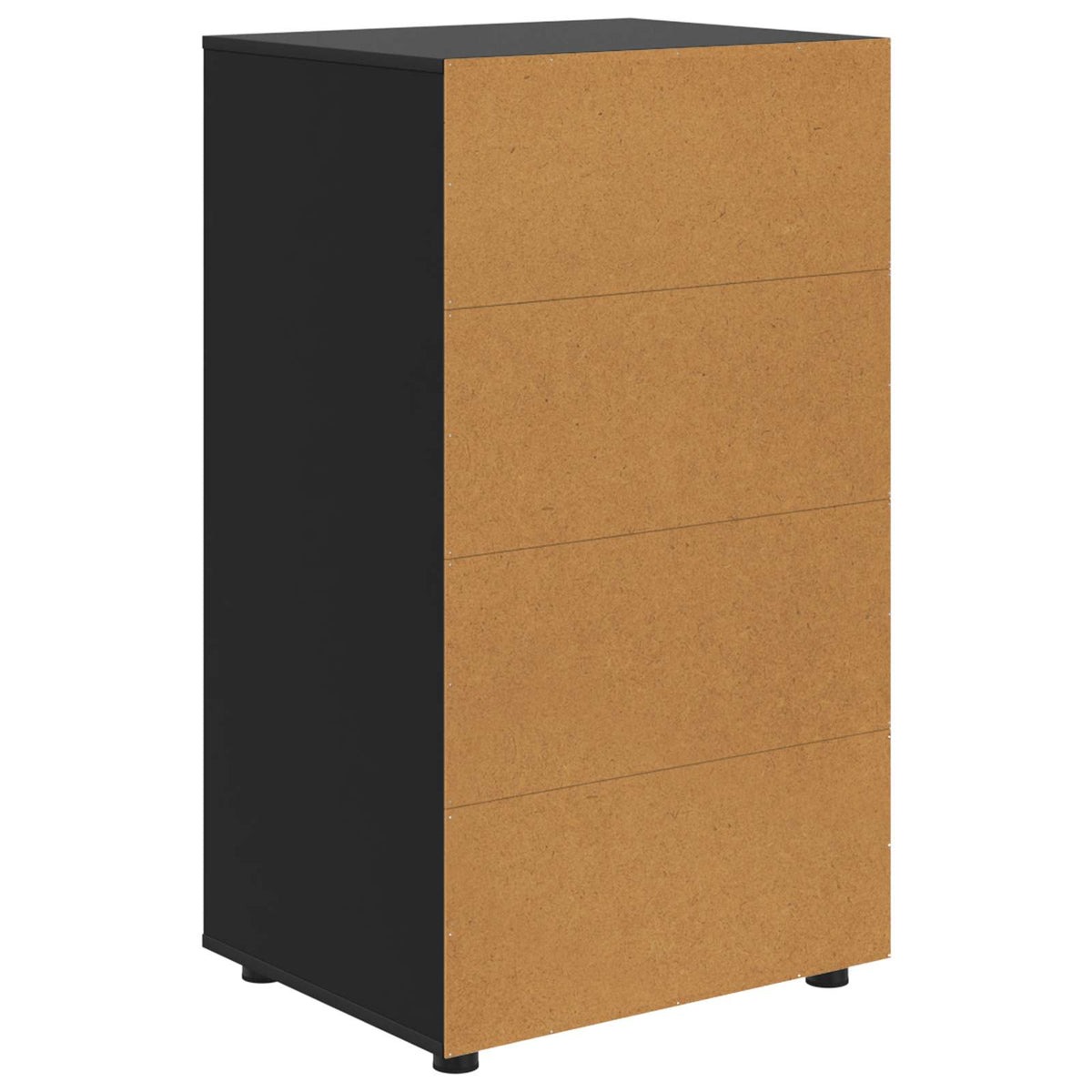 vidaXL Storage Cabinets 60 x 48 x 105 cm Engineered Wood Black
