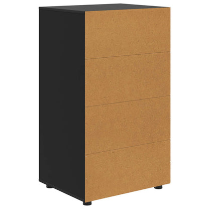 vidaXL Storage Cabinets 60 x 48 x 105 cm Engineered Wood Black