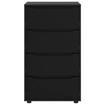 vidaXL Storage Cabinets 60 x 48 x 105 cm Engineered Wood Black