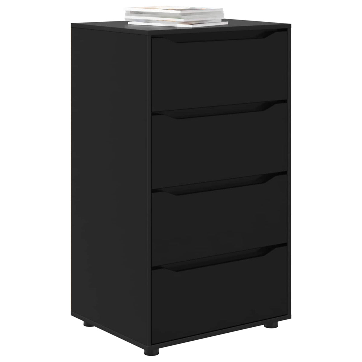 vidaXL Storage Cabinets 60 x 48 x 105 cm Engineered Wood Black