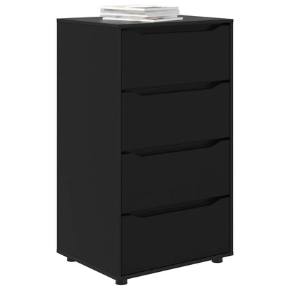 vidaXL Storage Cabinets 60 x 48 x 105 cm Engineered Wood Black