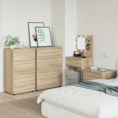 vidaXL Storage Cabinets 60 x 48 x 105 cm Engineered Wood Sonoma Oak
