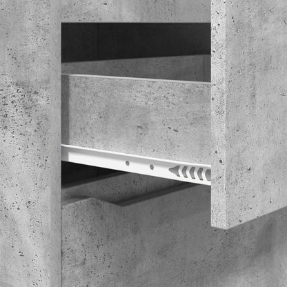 vidaXL Storage Cabinets 60 x 48 x 105 cm Engineered Wood Concrete Grey