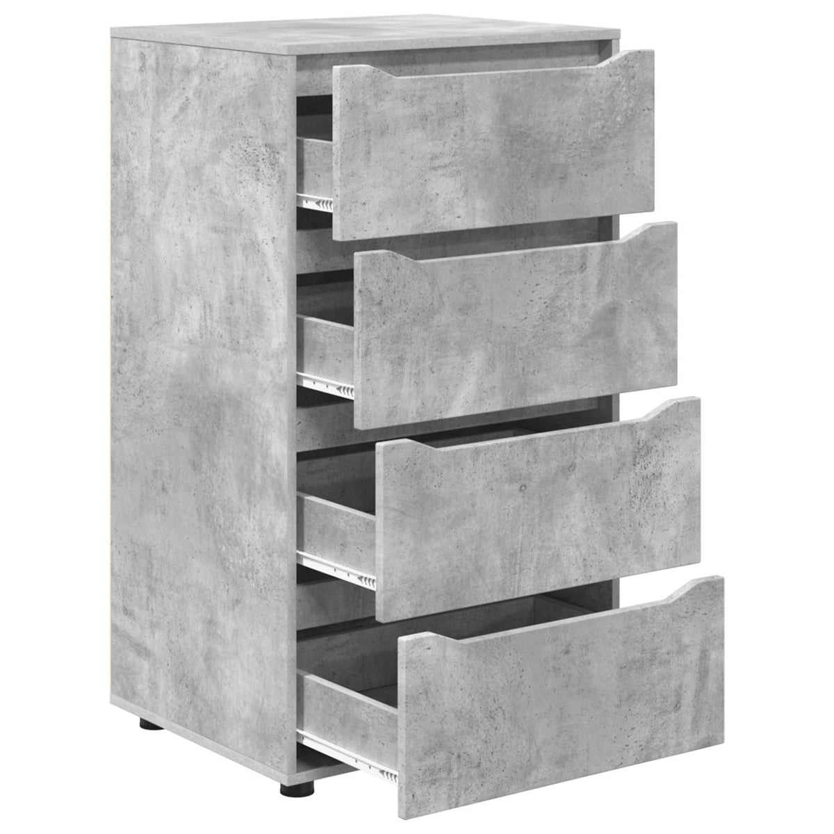 vidaXL Storage Cabinets 60 x 48 x 105 cm Engineered Wood Concrete Grey