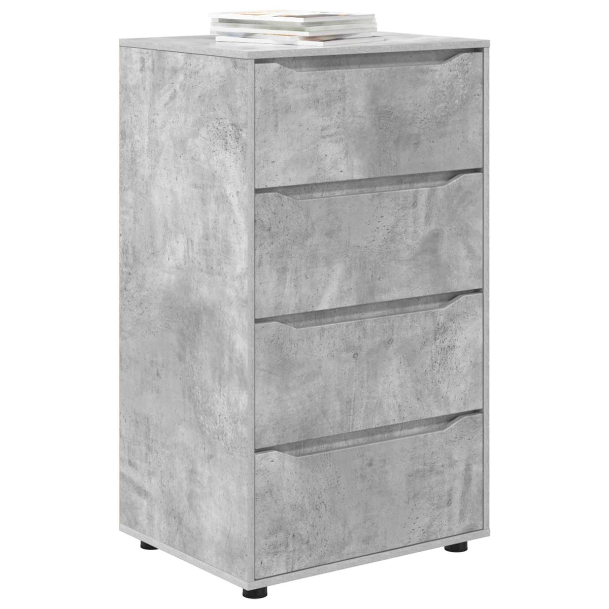 vidaXL Storage Cabinets 60 x 48 x 105 cm Engineered Wood Concrete Grey