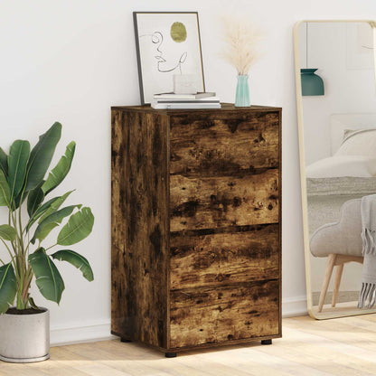 vidaXL Storage Cabinets 60 x 48 x 105 cm Engineered Wood Smoked Oak