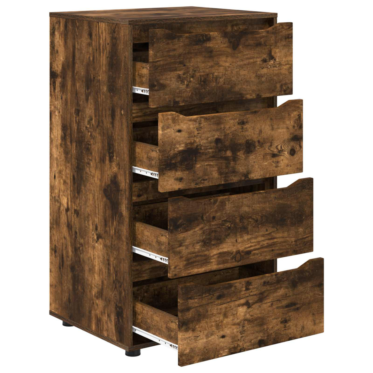 vidaXL Storage Cabinets 60 x 48 x 105 cm Engineered Wood Smoked Oak