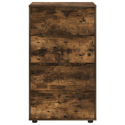 vidaXL Storage Cabinets 60 x 48 x 105 cm Engineered Wood Smoked Oak