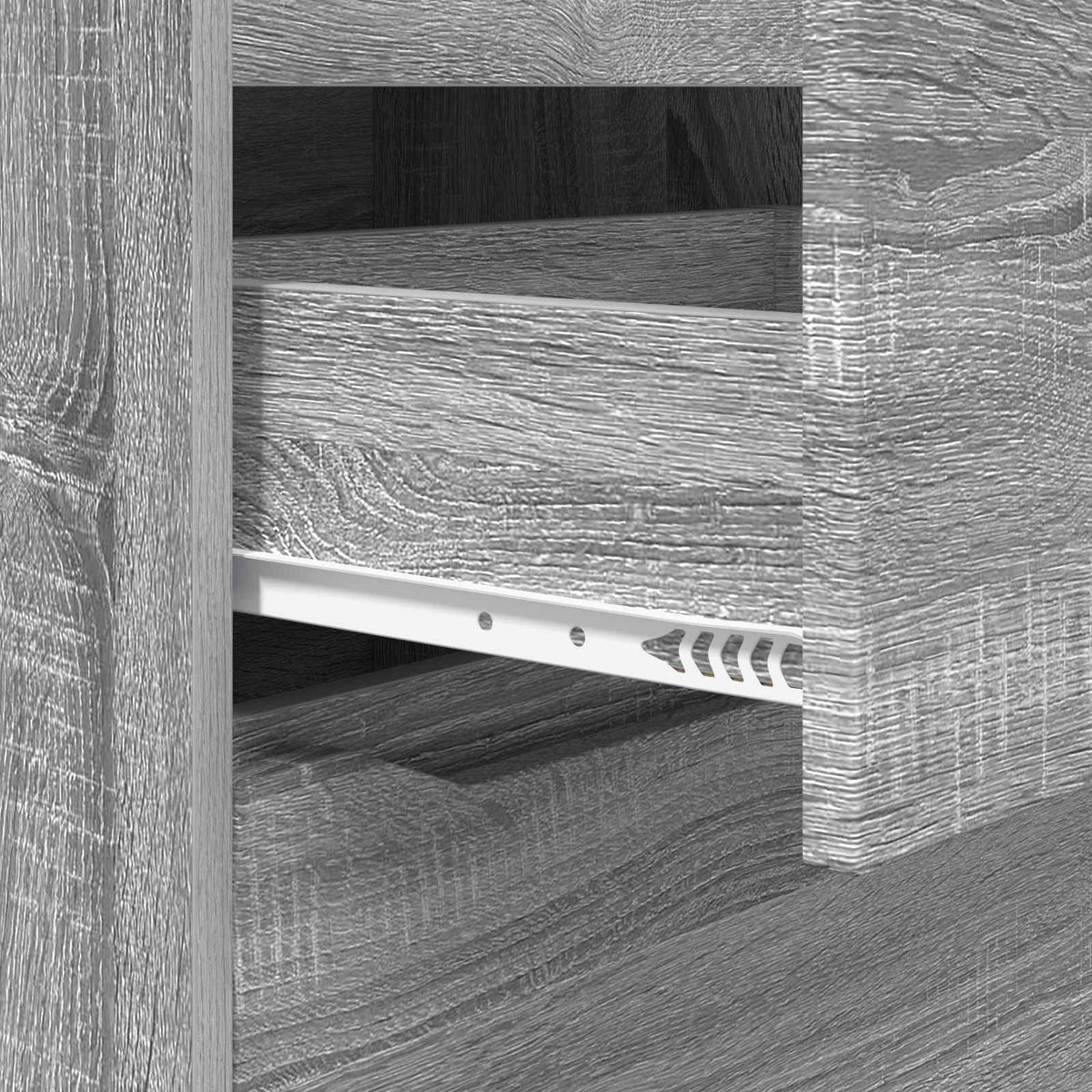 vidaXL Storage Cabinets 60 x 48 x 105 cm Engineered Wood Grey Sonoma