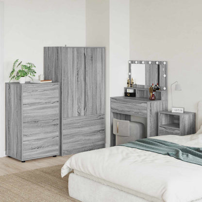 vidaXL Storage Cabinets 60 x 48 x 105 cm Engineered Wood Grey Sonoma