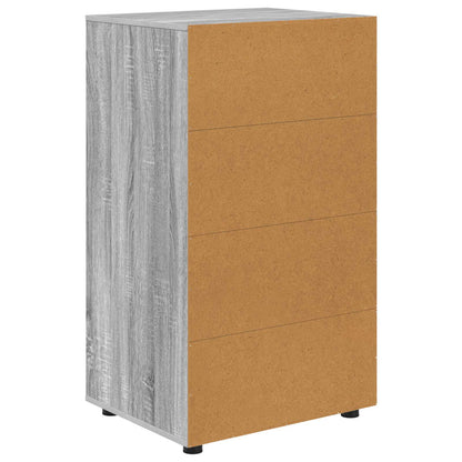 vidaXL Storage Cabinets 60 x 48 x 105 cm Engineered Wood Grey Sonoma