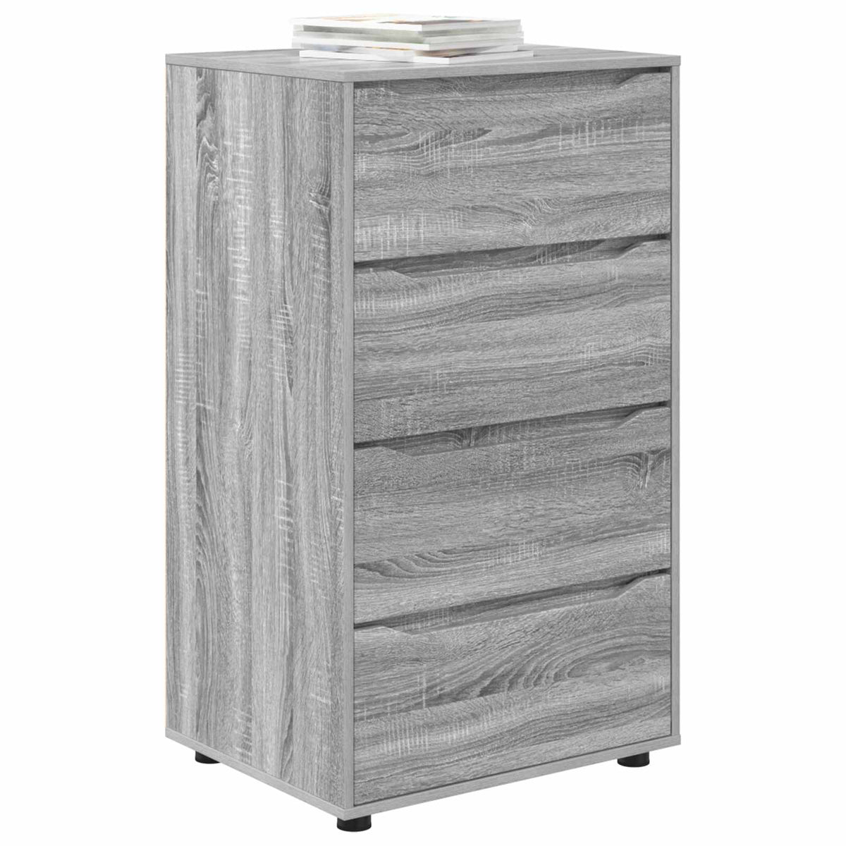 vidaXL Storage Cabinets 60 x 48 x 105 cm Engineered Wood Grey Sonoma