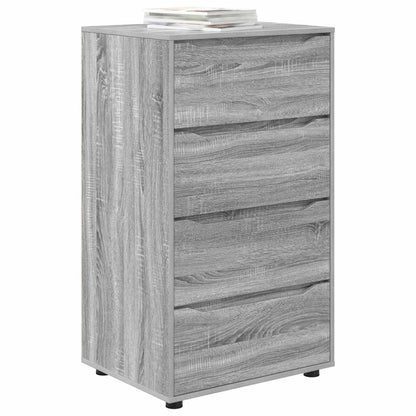 vidaXL Storage Cabinets 60 x 48 x 105 cm Engineered Wood Grey Sonoma