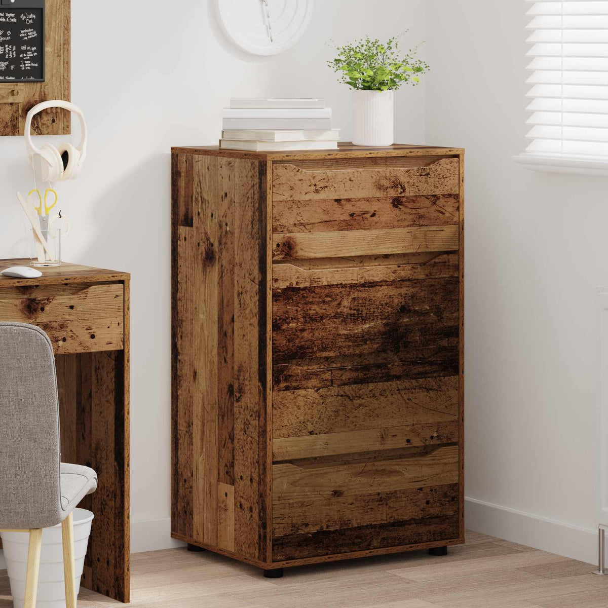 vidaXL Storage Cabinets 60 x 48 x 105 cm Engineered Wood Old Wood