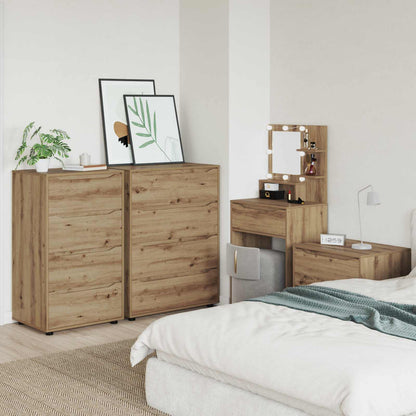 vidaXL Storage Cabinets 60 x 48 x 105 cm Engineered Wood Artisan Oak