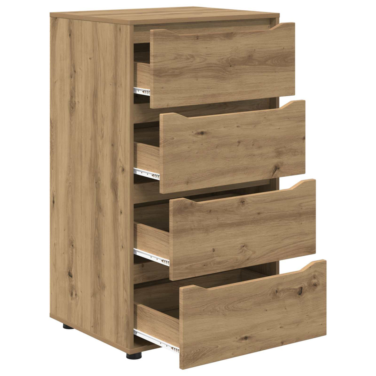 vidaXL Storage Cabinets 60 x 48 x 105 cm Engineered Wood Artisan Oak