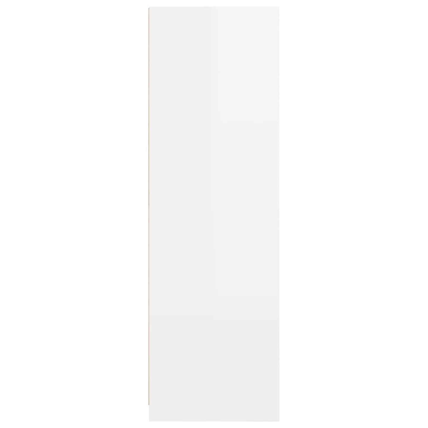 vidaXL Wardrobe High Gloss White 79.5 x 49 x 156 cm Engineered Wood
