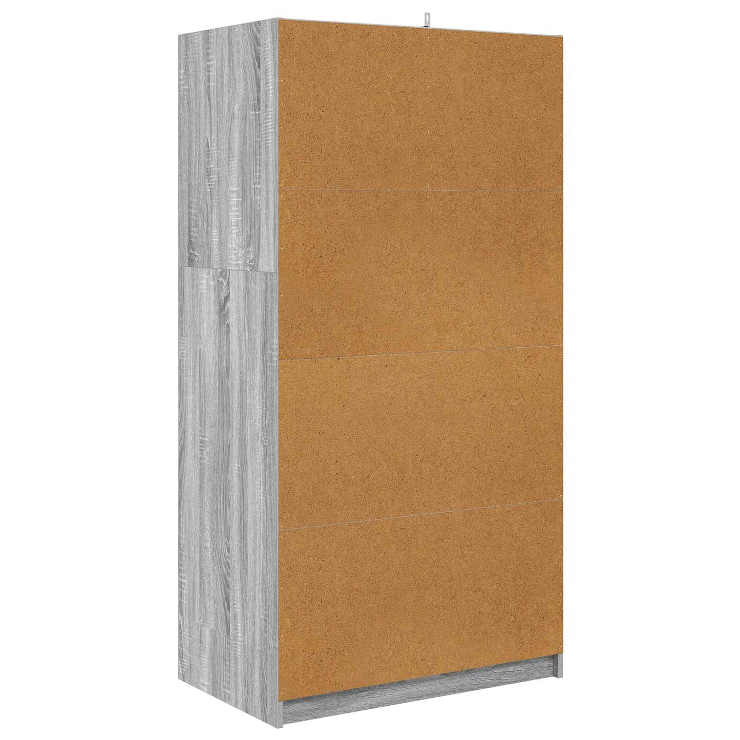 vidaXL Wardrobe Manual Grey Sonoma 79.5 x 49 x 156 cm Engineered Wood