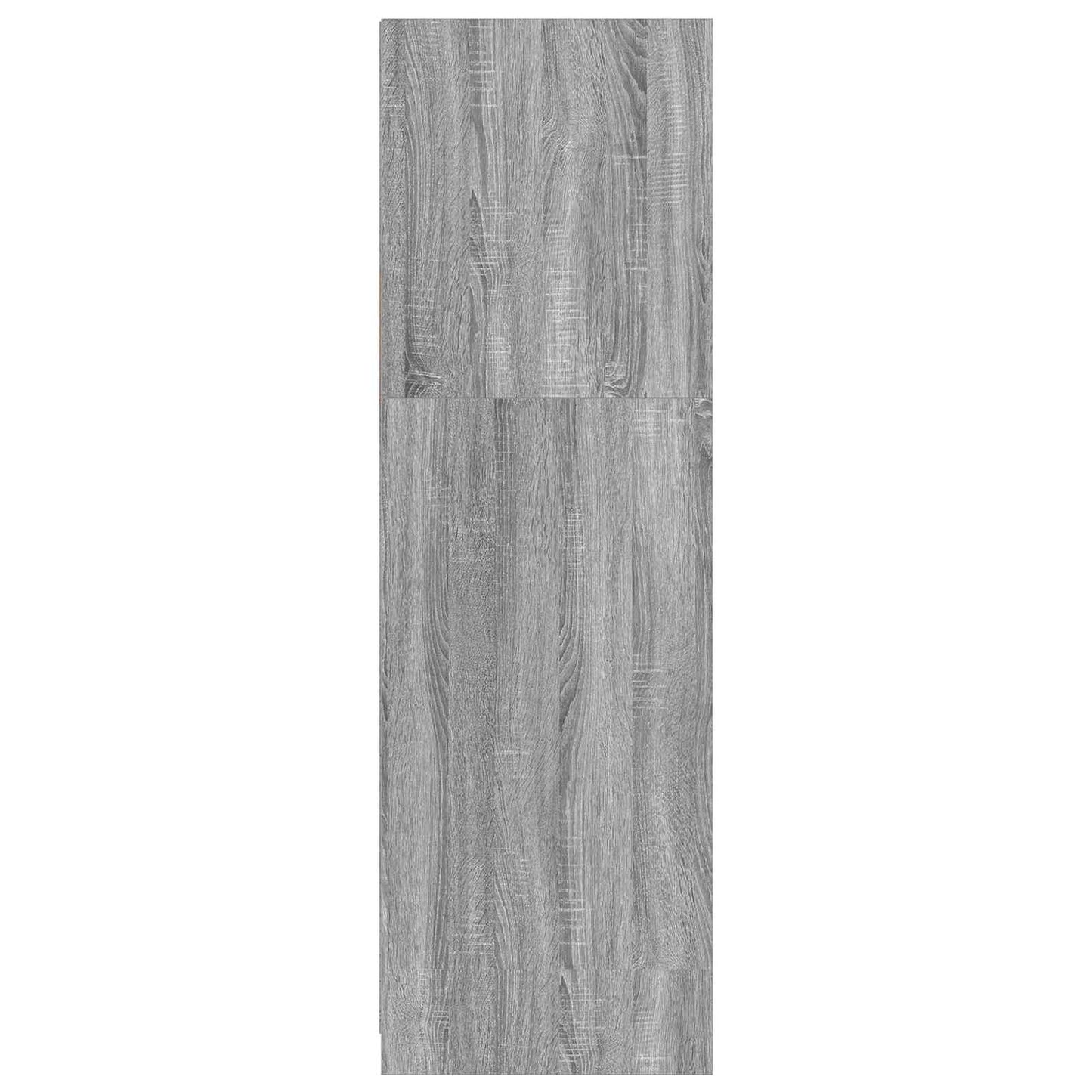 vidaXL Wardrobe Manual Grey Sonoma 79.5 x 49 x 156 cm Engineered Wood