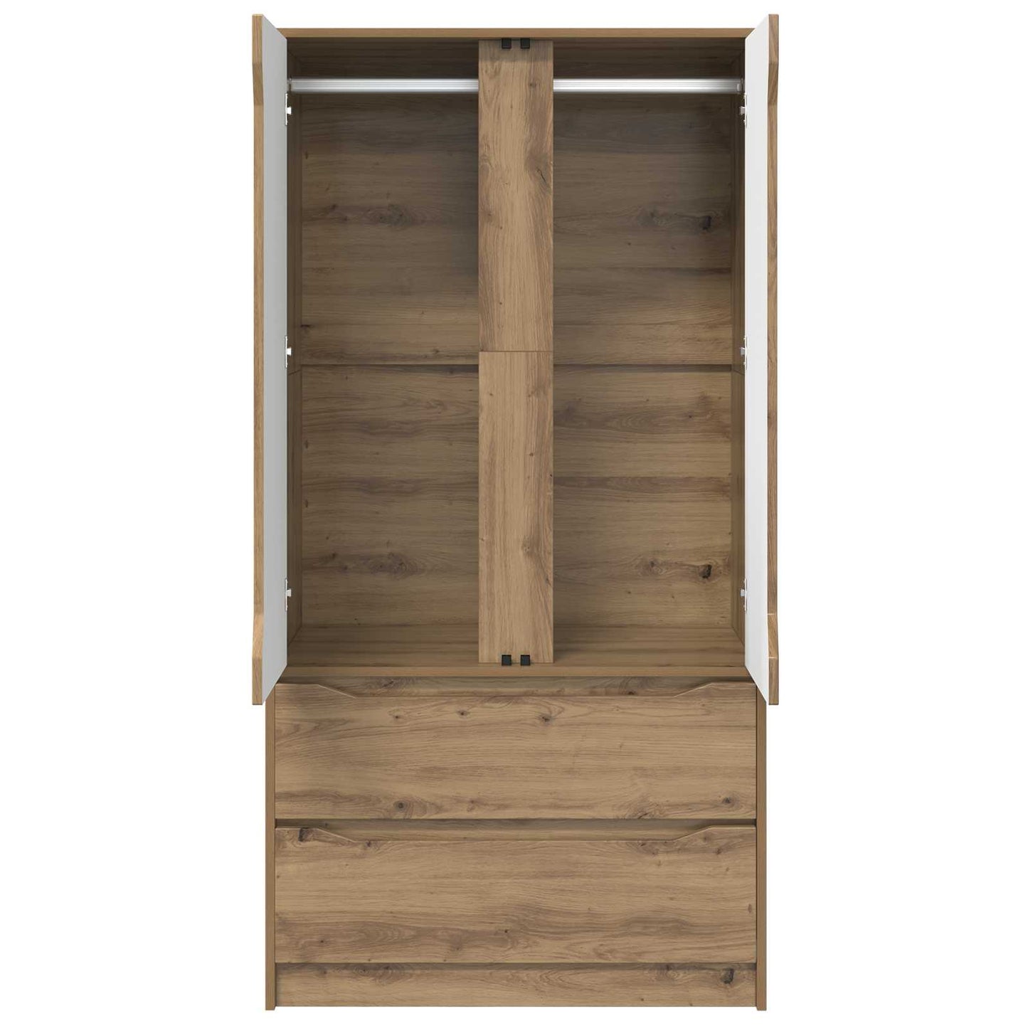 vidaXL Wardrobe Manual Artisan Oak 79.5 x 49 x 156 cm Engineered Wood