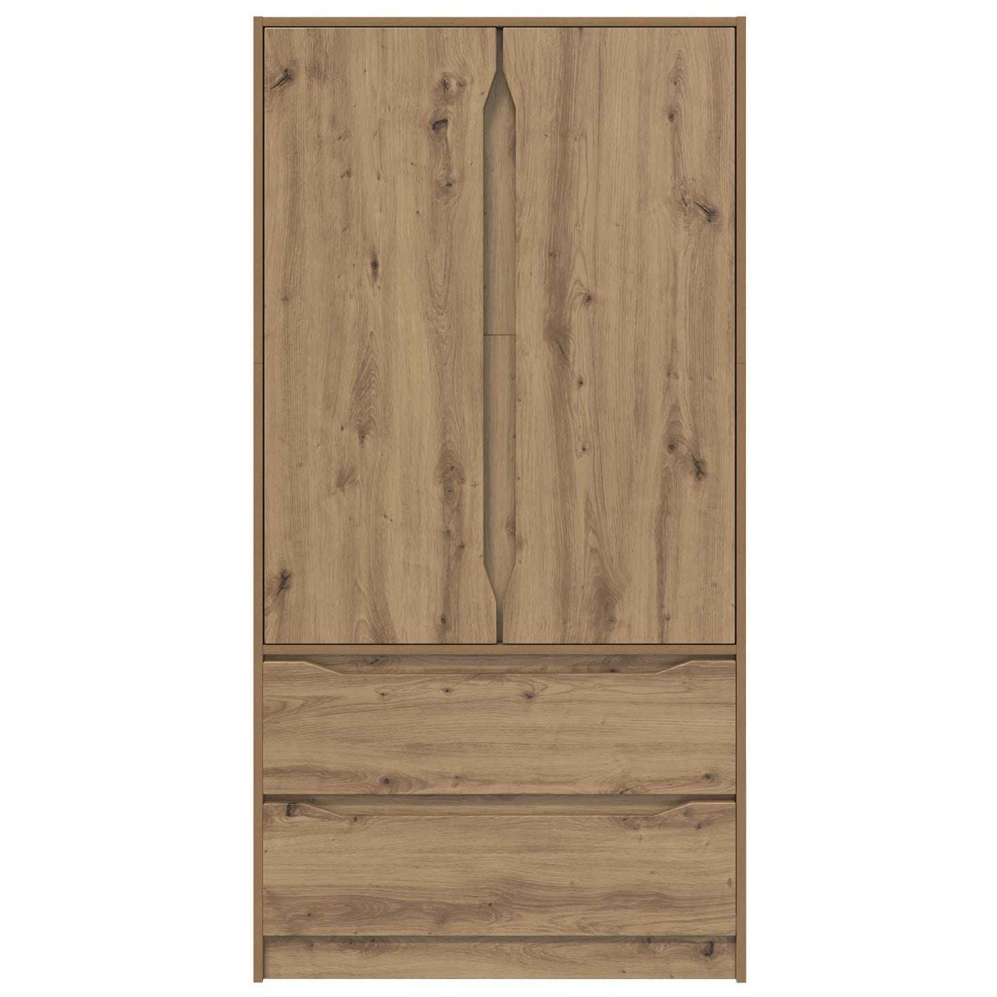 vidaXL Wardrobe Manual Artisan Oak 79.5 x 49 x 156 cm Engineered Wood