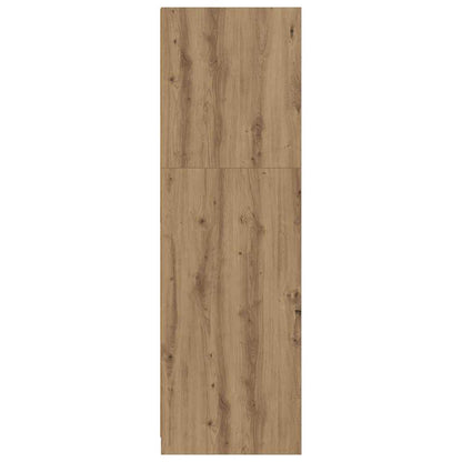 vidaXL Wardrobe Manual Artisan Oak 79.5 x 49 x 156 cm Engineered Wood