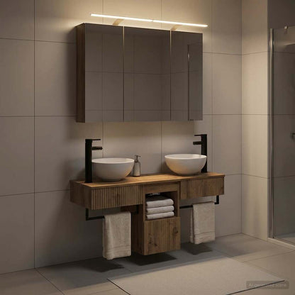 vidaXL Bathroom Cabinet Set 4 pcs Artisan Oak Engineered Wood