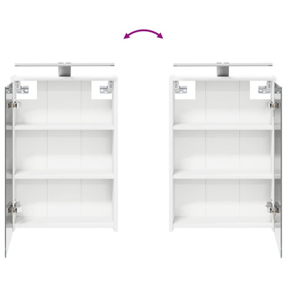 vidaXL Bathroom Cabinet Set 5 pcs White 43 x 16 x 62.5 cm