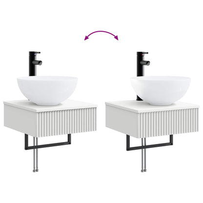 vidaXL Bathroom Cabinet Set 5 pcs White 43 x 16 x 62.5 cm