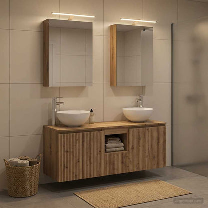 vidaXL Bathroom Cabinet Set 5 pcs Artisan Oak Engineered Wood