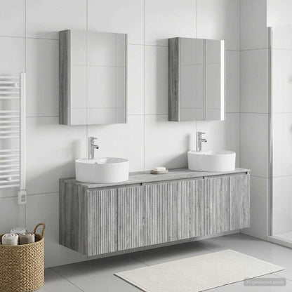 vidaXL Bathroom Cabinet Set 5 pcs Grey Sonoma Engineered Wood