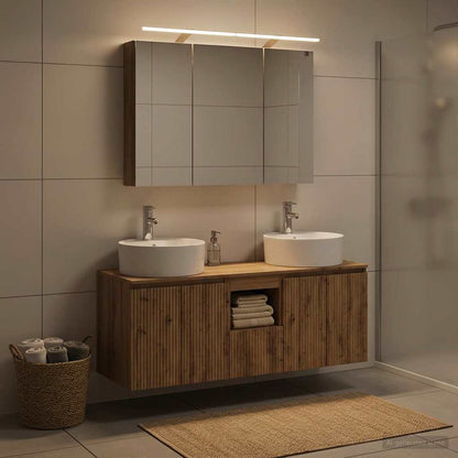 vidaXL Bathroom Cabinet Set 4 pcs Artisan Oak Engineered Wood
