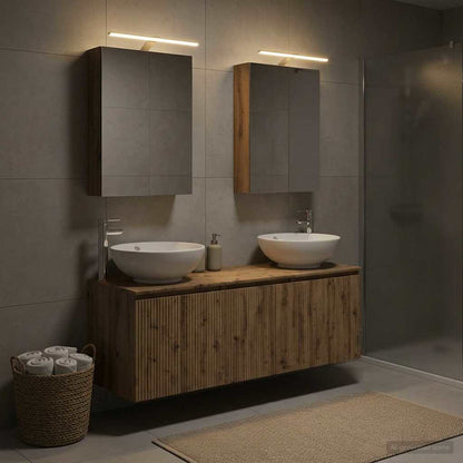 vidaXL Bathroom Cabinet Set 5 pcs Artisan Oak Engineered Wood