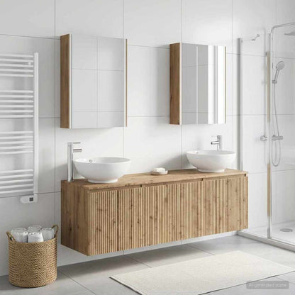 vidaXL Bathroom Cabinet Set 5 pcs Artisan Oak Engineered Wood