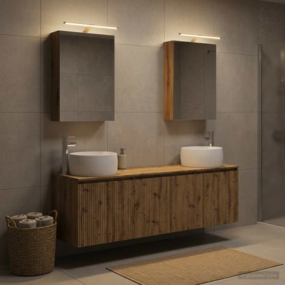 vidaXL Bathroom Cabinet Set 5 pcs Artisan Oak Engineered Wood