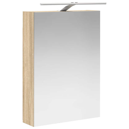 vidaXL Bathroom Cabinet Set 5 pcs Sonoma Oak 50 x 14.5 x 70 cm