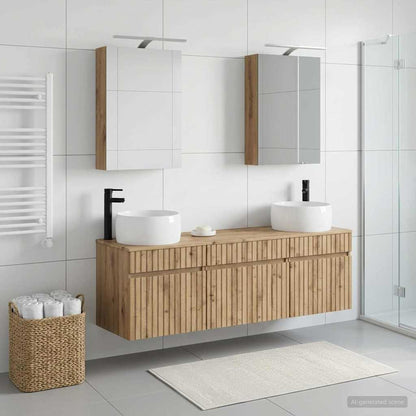 vidaXL Bathroom Cabinet Set 5 pcs Artisan Oak Engineered Wood