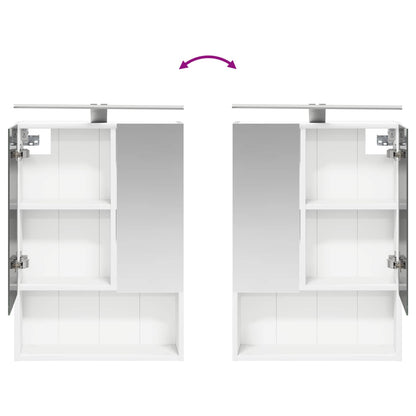 vidaXL Bathroom Cabinet Set 5 pcs White 50 x 14.5 x 70 cm