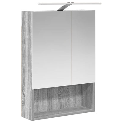 vidaXL Bathroom Cabinet Set 5 pcs Grey Sonoma 50 x 14.5 x 70 cm