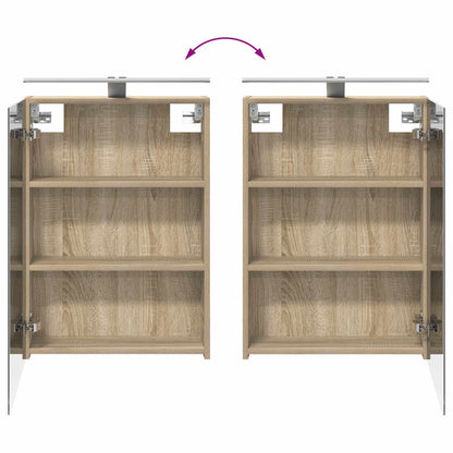 vidaXL Bathroom Furniture Set 5 pcs Sonoma Oak