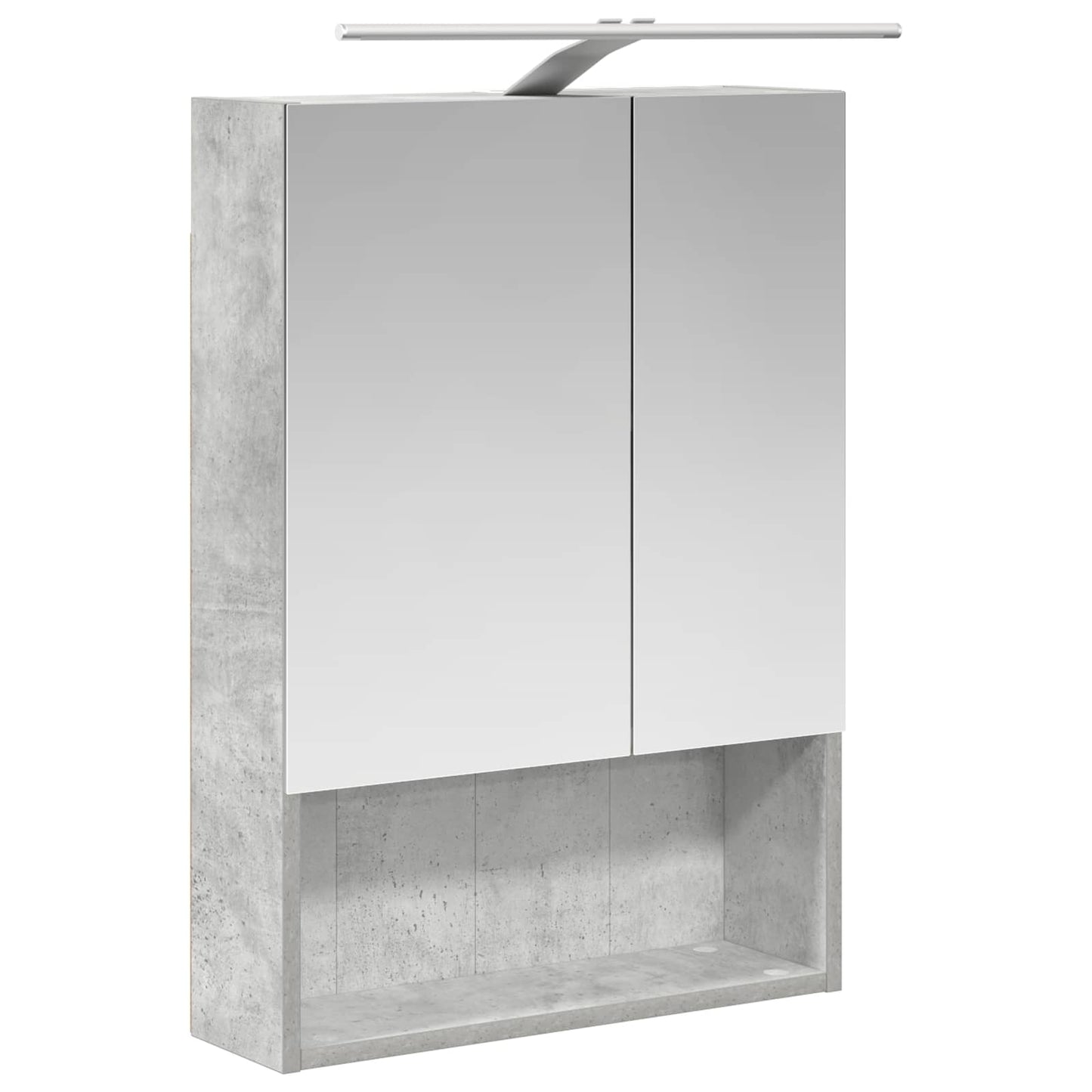 vidaXL Bathroom Furniture Set 5 pcs Concrete Grey