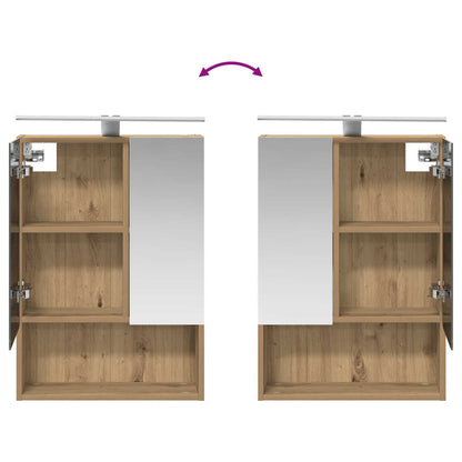 vidaXL Bathroom Furniture Set 5 pcs Artisan Oak