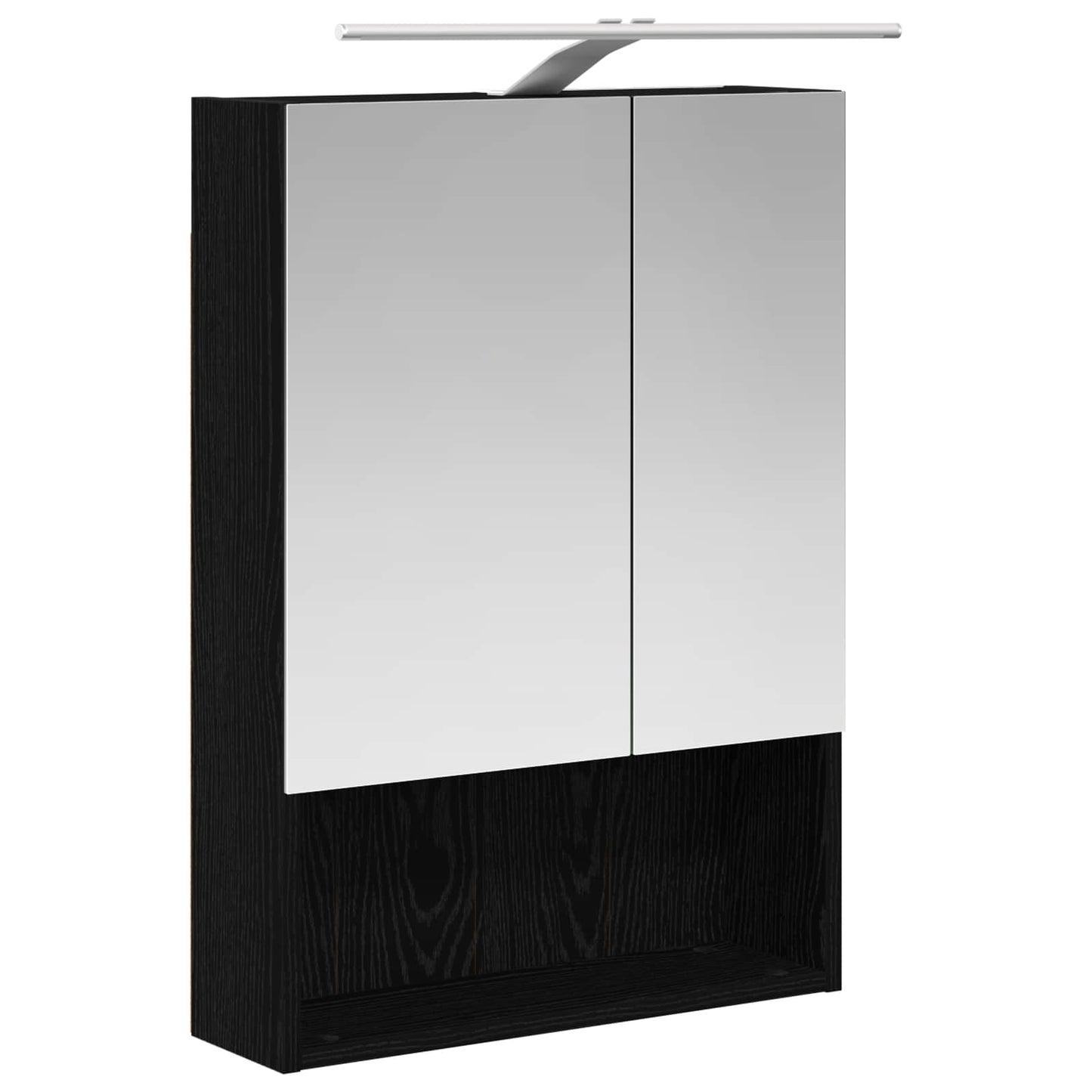 vidaXL Bathroom Furniture Set 5 pcs Black Oak