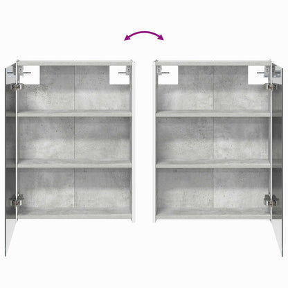 vidaXL Bathroom Furniture Set 5 pcs Concrete Grey