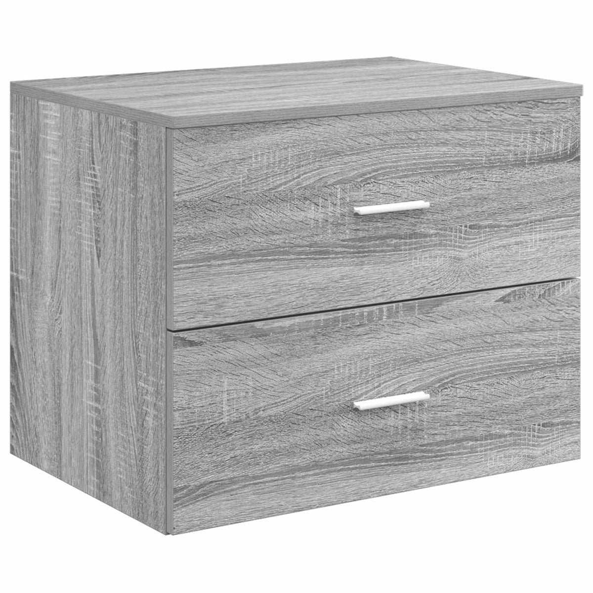 vidaXL Bathroom Furniture Set 4 pcs Grey Sonoma
