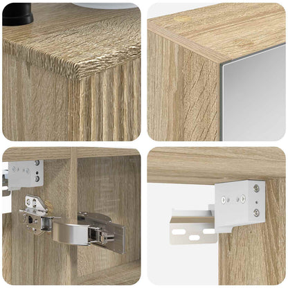 vidaXL Bathroom Furniture Set 6 pcs Sonoma Oak