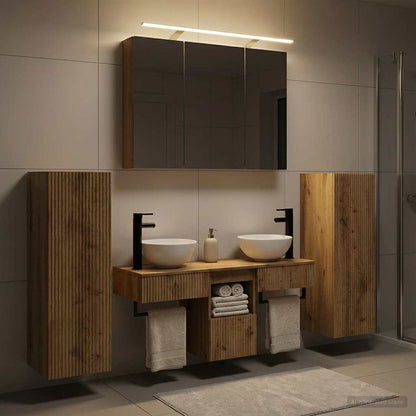 vidaXL Bathroom Furniture Set 6 pcs Artisan Oak